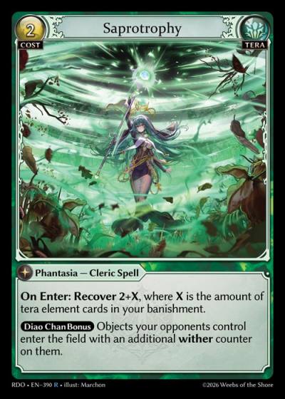 Saprotrophy RDO-EN-390-Foil-Rare (R) - Radiant Origins - Grand Archive Card