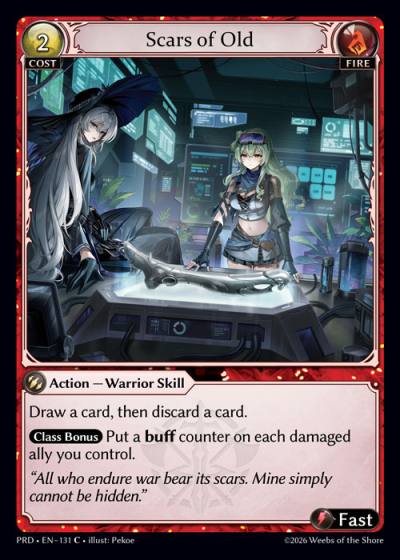 Scars of Old PRD-EN-131-Foil-Common (C) - .asphodel/paradise - Grand Archive Card