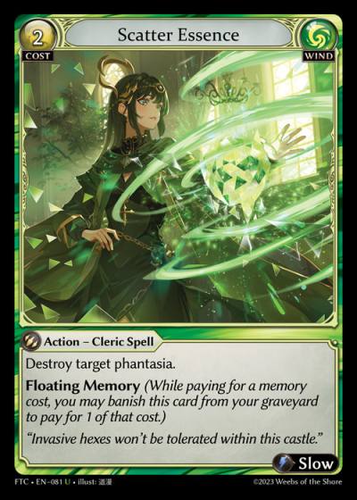 Scatter Essence FTC-EN-081-Foil-Uncommon (U) - Fractured Crown - Grand Archive Card