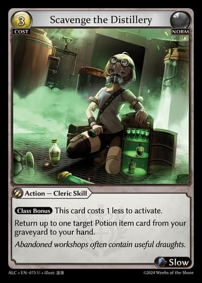 Scavenge the Distillery ALC-EN-075-Foil-Uncommon (U) - Alchemical Revolution - Grand Archive Card