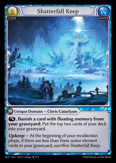 Shatterfall Keep ALC-EN-146-Foil-Rare (R) - Alchemical Revolution - Grand Archive Card