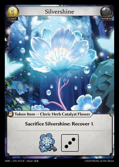 Silvershine MRC-EN-072-Normal-Common (C) - Mercurial Heart - Grand Archive Card