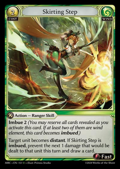 Skirting Step MRC-EN-151-Foil-Uncommon (U) - Mercurial Heart - Grand Archive Card