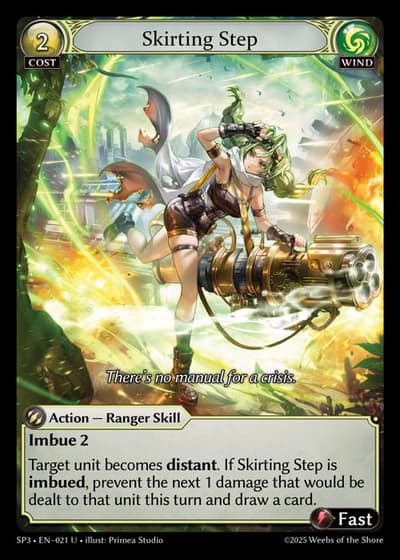 Skirting Step SP3-EN-021-Foil-Uncommon (U) - Supporter Pack 3 - Grand Archive Card