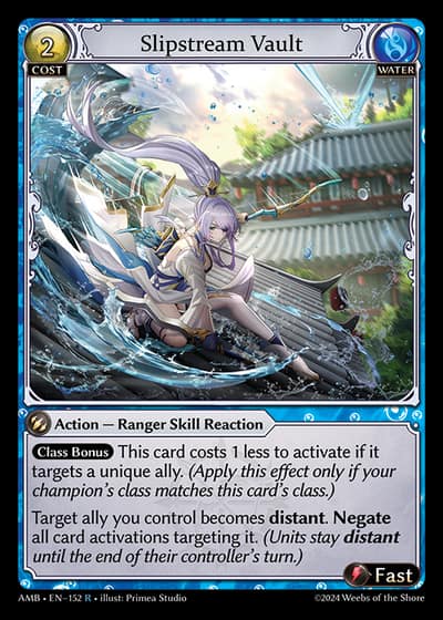 Slipstream Vault AMB-EN-152-Foil-Rare (R) - Mortal Ambition - Grand Archive Card