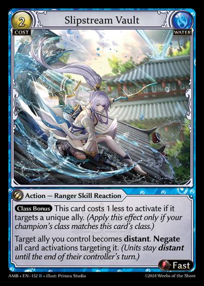 Slipstream Vault AMB-EN-152-Normal-Rare (R) - Mortal Ambition - Grand Archive Card