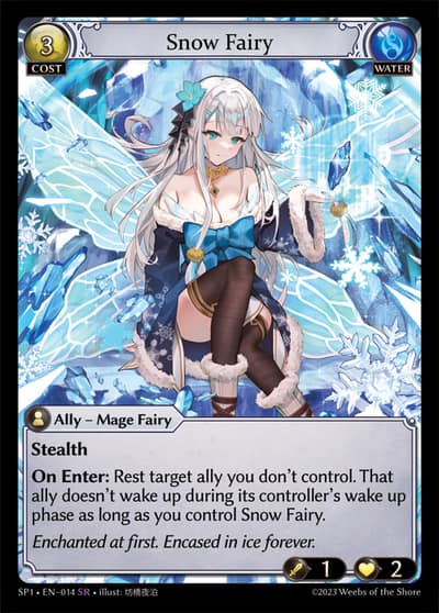 Snow Fairy SP1-EN-014-Foil-Super Rare (SR) - Supporter Pack 1 - Grand Archive Card
