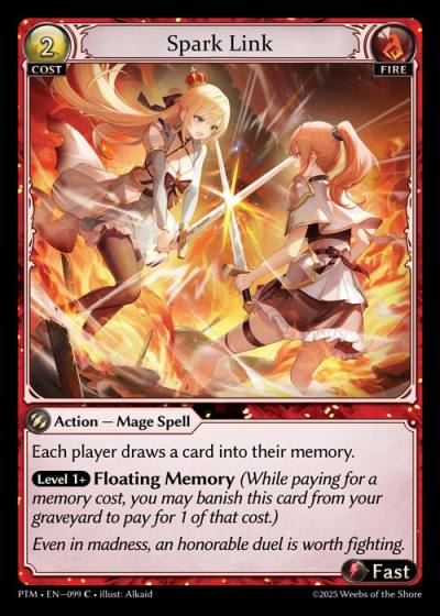 Spark Link PTM-EN-099-Foil-Common (C) - Phantom Monarchs - Grand Archive Card
