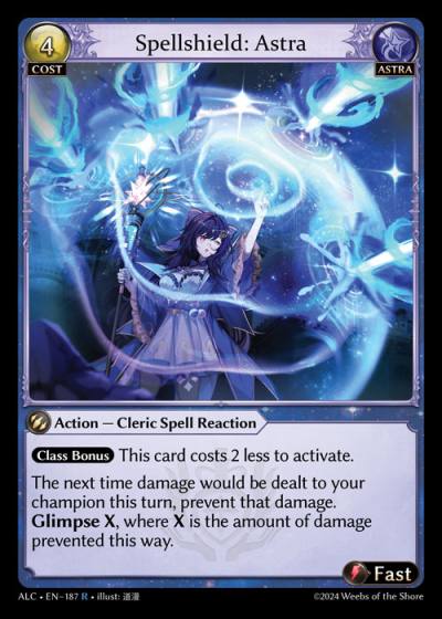 Spellshield: Astra ALC-EN-187-Normal-Rare (R) - Alchemical Revolution - Grand Archive Card