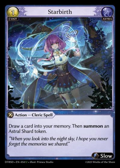 Starbirth DTRSD-EN-054-Normal-Uncommon (U) - Distorted Reflections Starter Decks - Grand Archive Card