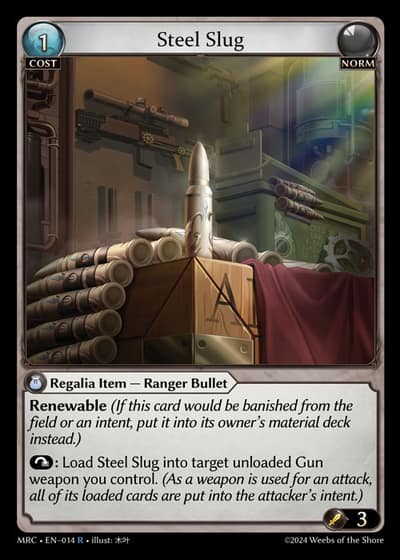Steel Slug MRC-EN-014-Foil-Rare (R) - Mercurial Heart - Grand Archive Card
