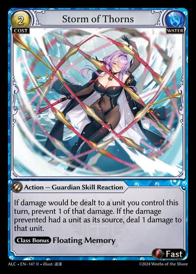 Storm of Thorns ALC-EN-147-Foil-Rare (R) - Alchemical Revolution - Grand Archive Card