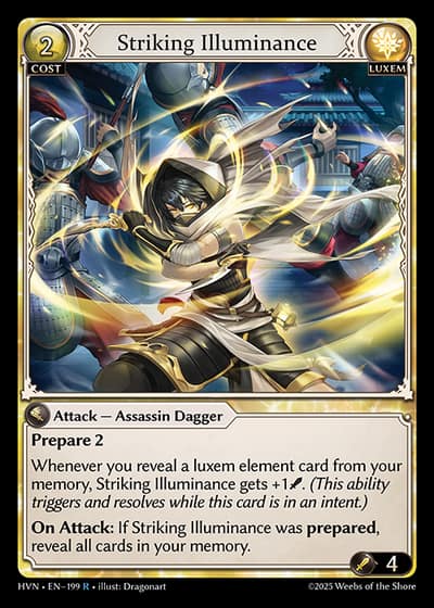 Striking Illuminance HVN-EN-199-Foil-Rare (R) - Abyssal Heaven - Grand Archive Card