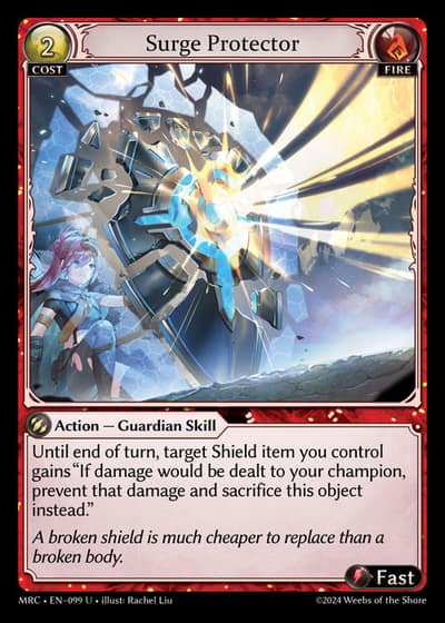 Surge Protector MRC-EN-099-Foil-Uncommon (U) - Mercurial Heart - Grand Archive Card