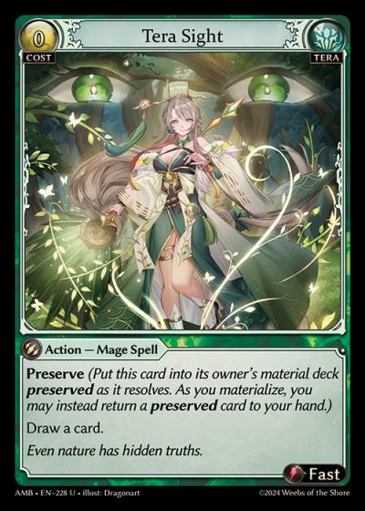 Tera Sight AMB-EN-228-Normal-Uncommon (U) - Mortal Ambition - Grand Archive Card
