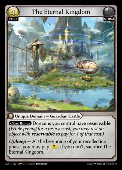 The Eternal Kingdom ALC-EN-089-Foil-Ultra Rare (UR) - Alchemical Revolution - Grand Archive Card