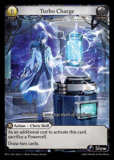 Turbo Charge SP3-EN-026-Normal-Uncommon (U) - Supporter Pack 3 - Grand Archive Card