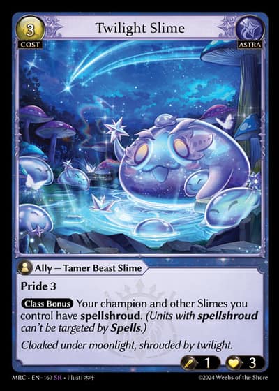 Twilight Slime MRC-EN-169-Foil-Super Rare (SR) - Mercurial Heart - Grand Archive Card