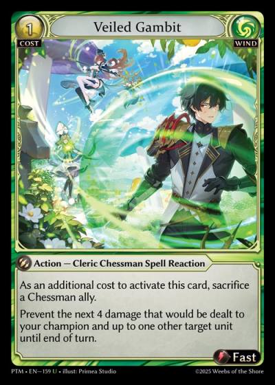 Veiled Gambit PTM-EN-159-Foil-Uncommon (U) - Phantom Monarchs - Grand Archive Card