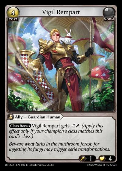 Vigil Rempart DTRSD-EN-037-Normal-Common (C) - Distorted Reflections Starter Decks - Grand Archive Card