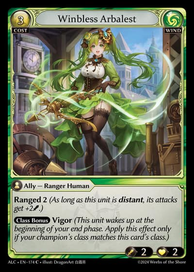 Winbless Arbalest ALC-EN-174-Foil-Common (C) - Alchemical Revolution - Grand Archive Card