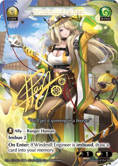 Windmill Engineer P24-EN-061-Normal-Collector Promo Rare (CPR) - Promotional 2024 - Grand Archive Card