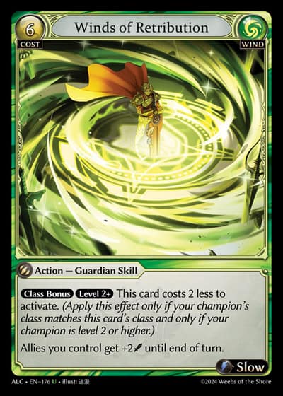 Winds of Retribution ALC-EN-176-Foil-Uncommon (U) - Alchemical Revolution - Grand Archive Card
