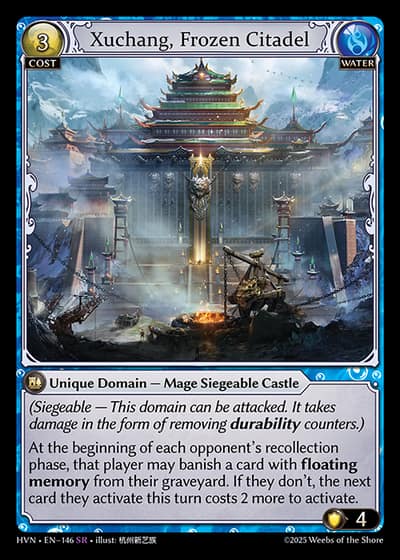 Xuchang, Frozen Citadel HVN-EN-146-Foil-Super Rare (SR) - Abyssal Heaven - Grand Archive Card