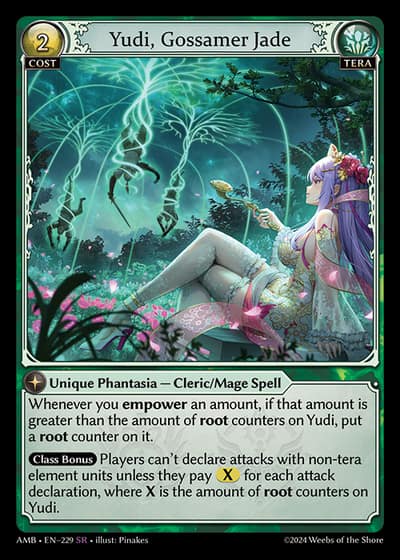Yudi, Gossamer Jade AMB-EN-229-Foil-Super Rare (SR) - Mortal Ambition - Grand Archive Card